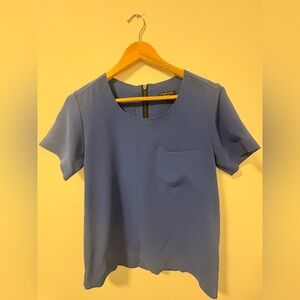 rag & bone Blue Short Sleeve Top